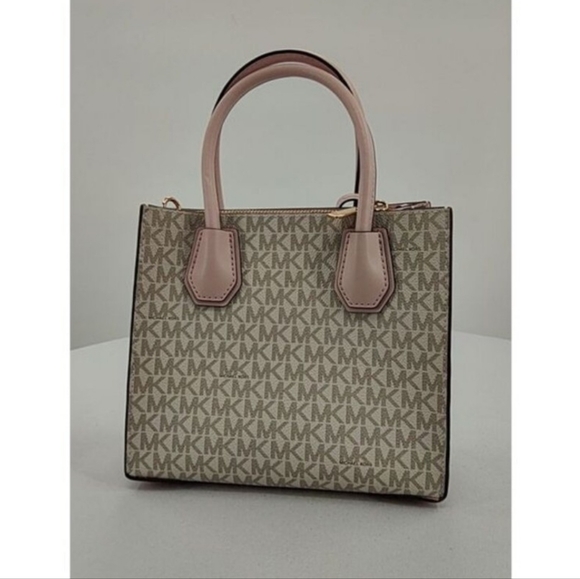 Michael Kors Mercer Medium Logo and Leather Accordion Bag (NO CB STRAP) - Picture 2 of 5